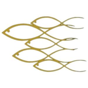 Highland Dunes Hettick 5 Piece Print Gold 75cm H x 50cm W Highland Dunes Hettick 5 Piece Print Gold 75cm H x 50cm W