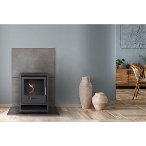 Ebern Designs Lakeeva Bio Ethanol Stove Charcoal Grey 57cm H X 43cm W X 30cm D Ebern Designs Lakeeva Bio Ethanol Stove Charcoal Grey 57cm H X 43cm W X 30cm D