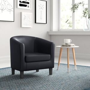 Zipcode Design Isadora Tub Chair Black 72cm H X 68cm W X 66cm D Zipcode Design Isadora Tub Chair Black 72cm H X 68cm W X 66cm D