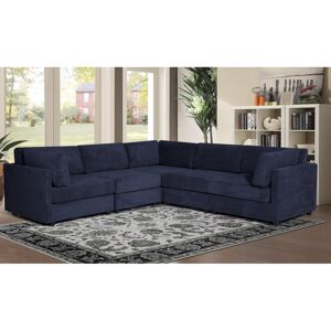 Brayden Studio Ayberk Standard Corner Sofa Navy Blue 88cm H X 260cm W X 260cm D Brayden Studio Ayberk Standard Corner Sofa Navy Blue 88cm H X 260cm W X 260cm D