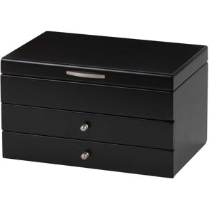Marlow Home Co. Ella Jewellery Box Black 14cm H X 26cm W X 16cm D Marlow Home Co. Ella Jewellery Box Black 14cm H X 26cm W X 16cm D