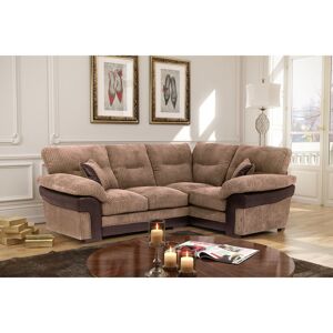 Ebern Designs Draughn Corner Sofa Brown 95cm H X 262cm W X 200cm D Ebern Designs Draughn Corner Sofa Brown 95cm H X 262cm W X 200cm D