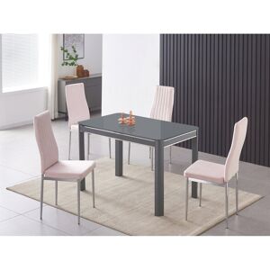 Fairmont Park Aadaya 4 - Person Dining Set Pink 4 Fairmont Park Aadaya 4 - Person Dining Set Pink 4