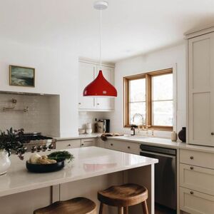 17 Stories Sharlee 1 - Light Teardrop Pendant Red/White 118.5cm H X 31.5cm W X 31.5cm D 17 Stories Sharlee 1 - Light Teardrop Pendant Red/White 118.5cm H X 31.5cm W X 31.5cm D