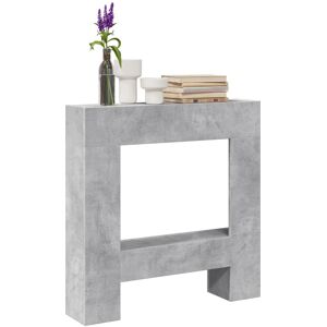 17 Stories Fireplace Surround 81X18x82 Cm Engineered Wood Concrete Grey 82cm H X 81cm W X 18cm D 17 Stories Fireplace Surround 81X18x82 Cm Engineered Wood Concrete Grey 82cm H X 81cm W X 18cm D