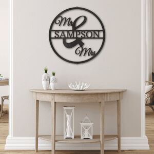 Blue Elephant Monogram Art Wall Décor Black 75cm H x 75cm W x 0.2cm D Blue Elephant Monogram Art Wall Décor Black 75cm H x 75cm W x 0.2cm D