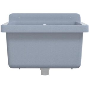 Belfry Bathroom Langlois Resin Sink Grey 24cm H x 40cm W x 40cm D Belfry Bathroom Langlois Resin Sink Grey 24cm H x 40cm W x 40cm D