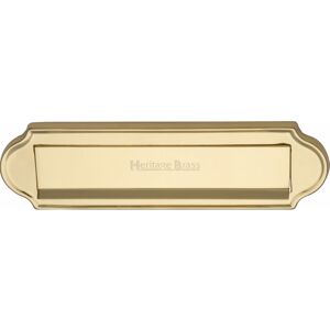 Heritage Brass Heritage Gravity Letterplate Polished Brass Heritage Brass Heritage Gravity Letterplate Polished Brass