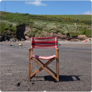 House of Hampton Cream Premium Director's Chair Brown/Yellow/Red/Green 95cm H X 63cm W X 17.7cm D House of Hampton Cream Premium Director's Chair Brown/Yellow/Red/Green 95cm H X 63cm W X 17.7cm D