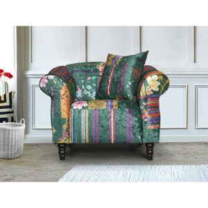 Latitude Vive Bodomar 108 Wide Tufted Blue;Green;Pink;Orange;Purple 73cm H X 108cm W X 88cm D Latitude Vive Bodomar 108 Wide Tufted Blue;Green;Pink;Orange;Purple 73cm H X 108cm W X 88cm D