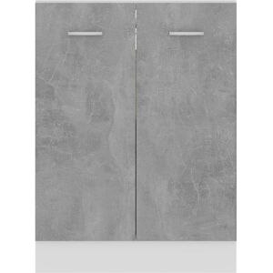 17 Stories Berka Bottom Cabinet 60x46x81.5 cm Engineered Wood Concrete Grey 81.5cm H X 60cm W 17 Stories Berka Bottom Cabinet 60x46x81.5 cm Engineered Wood Concrete Grey 81.5cm H X 60cm W