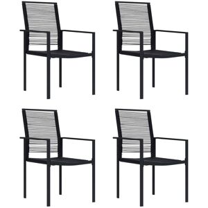 Brayden Studio Cayleen Stacking Patio Dining Armchair Black 90cm H X 55cm W X 55cm D Brayden Studio Cayleen Stacking Patio Dining Armchair Black 90cm H X 55cm W X 55cm D