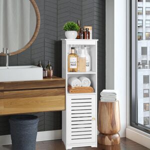 Latitude Run Ledion 25Cm W x 80Cm H x 20Cm D Free-Standing Bathroom Cabinet White 80cm H X 25cm W X 20cm D Latitude Run Ledion 25Cm W x 80Cm H x 20Cm D Free-Standing Bathroom Cabinet White 80cm H X 25cm W X 20cm D