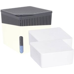 WENKO dehumidifier mod. Cube 2 x 1000g, for rooms up to approx. 80m³ White 13cm H x 13cm W x 13cm D WENKO dehumidifier mod. Cube 2 x 1000g, for rooms up to approx. 80m³ White 13cm H x 13cm W x 13cm D