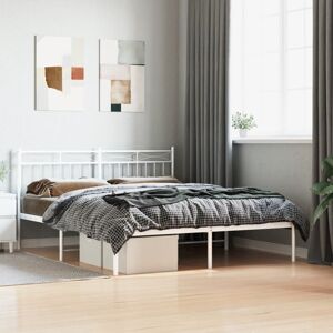 Marlow Home Co. Abry Metal Bed White 150 x 200 cm Marlow Home Co. Abry Metal Bed White 150 x 200 cm