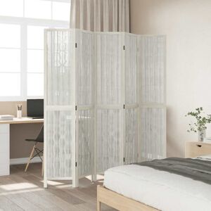 17 Stories Akeen 180cm W 5 - Panel Solid Wood Accent Room Divider White 200cm H x 180cm W 17 Stories Akeen 180cm W 5 - Panel Solid Wood Accent Room Divider White 200cm H x 180cm W