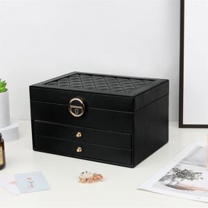 Canora Grey Bauke Jewellery Box + Black 34.29cm H X 58.42cm W X 43.18cm D Canora Grey Bauke Jewellery Box + Black 34.29cm H X 58.42cm W X 43.18cm D