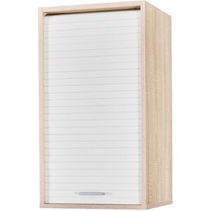 Ebern Designs Atakan Kitchen Pantry Oak/White 72cm H X 40cm W X 35cm D Ebern Designs Atakan Kitchen Pantry Oak/White 72cm H X 40cm W X 35cm D