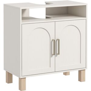 17 Stories Freestanding Under Sink Cabinet Melamine Faced 63cm H X 60cm W X 30cm D 17 Stories Freestanding Under Sink Cabinet Melamine Faced 63cm H X 60cm W X 30cm D