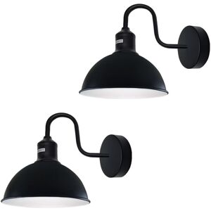 Breakwater Bay Foshee 2 - Light Dimmable Armed Sconce Black/White 22cm H X 21cm W X 26cm D Breakwater Bay Foshee 2 - Light Dimmable Armed Sconce Black/White 22cm H X 21cm W X 26cm D