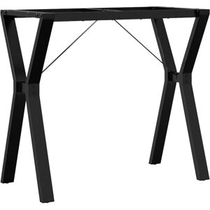 Latitude Run Armony Dining Table Legs Y-Frame Steel Black 73cm H x 80cm W x 40cm D Latitude Run Armony Dining Table Legs Y-Frame Steel Black 73cm H x 80cm W x 40cm D