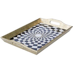 World Menagerie Benoit Vanity Tray Black 50.5cm W X 33.5cm D X 6cm H World Menagerie Benoit Vanity Tray Black 50.5cm W X 33.5cm D X 6cm H