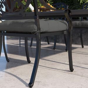 Marlow Home Co. Garden Seat Cushion Grey 48cm W Marlow Home Co. Garden Seat Cushion Grey 48cm W