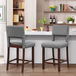 Marlow Home Co. Amaurys 62cm Bar Stool Grey 98cm H X 48cm W X 52cm D Marlow Home Co. Amaurys 62cm Bar Stool Grey 98cm H X 48cm W X 52cm D