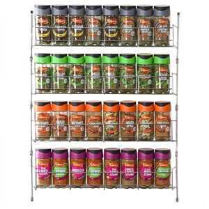 Belfry Kitchen Cabinet Spice Rack Silver 47.8cm H X 38.7cm W X 6.3cm D Belfry Kitchen Cabinet Spice Rack Silver 47.8cm H X 38.7cm W X 6.3cm D