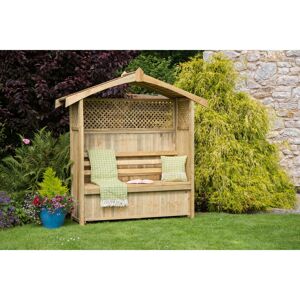 Dakota Fields Millville Wooden Arbour Natural 206cm H X 197cm W X 63cm D Dakota Fields Millville Wooden Arbour Natural 206cm H X 197cm W X 63cm D