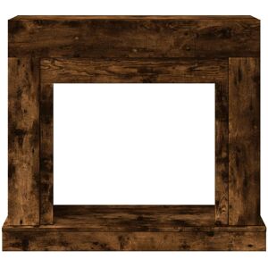 17 Stories Fireplace Surround 30 Cm Engineered Wood Smoked Oak 87.5cm H x 100cm W x 30cm D 17 Stories Fireplace Surround 30 Cm Engineered Wood Smoked Oak 87.5cm H x 100cm W x 30cm D