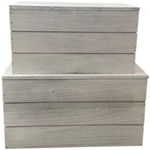 Brambly Cottage Seaward Wooden 2 Piece Box Set Vintage Brambly Cottage Seaward Wooden 2 Piece Box Set Vintage