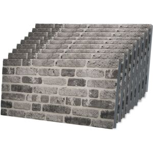 Borough Wharf Ahaana 3D Brick Effect Wall Panels - Styrofoam, Easy Installation, 100x50cm (9-Pack) for Home Decoration Shadowstone 0.8'' H X 50cm H X 100cm W Borough Wharf Ahaana 3D Brick Effect Wall Panels - Styrofoam, Easy Installation, 100x50cm (9-Pack) for Home Decoration Shadowstone 0.8'' H X 50cm H X 100cm W