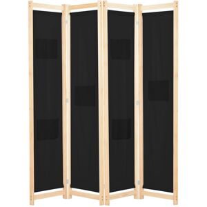 Symple Stuff Rizzo Room Divider Black 170 x 160cm Symple Stuff Rizzo Room Divider Black 170 x 160cm