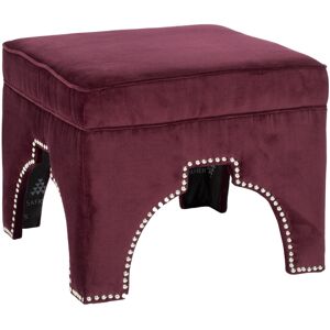Rosdorf Park Campbell Footstool Bordeaux 45.47cm H X 54.1cm W X 54.1cm D Rosdorf Park Campbell Footstool Bordeaux 45.47cm H X 54.1cm W X 54.1cm D