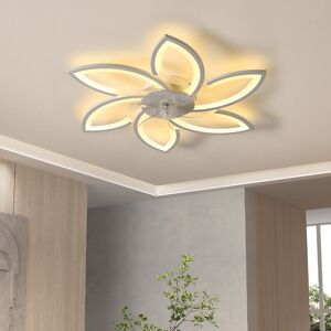 Metro Indoor Flower Shape Flush Mount Ceiling Fan Light Clear Metro Indoor Flower Shape Flush Mount Ceiling Fan Light Clear