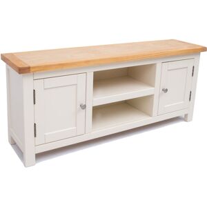 Lark Manor Abiorn 2 Door TV Stand White/Chrome 55" Lark Manor Abiorn 2 Door TV Stand White/Chrome 55"