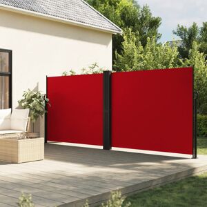 Dakota Fields Retractable Side Awning Red 180cm H x 600cm W Dakota Fields Retractable Side Awning Red 180cm H x 600cm W