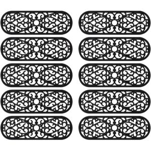 Marlow Home Co. Adhav Non-Slip Stair Tread Black 75cm L X 25cm W Marlow Home Co. Adhav Non-Slip Stair Tread Black 75cm L X 25cm W