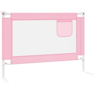 Zoomie Kids Rodborough Toddler Safety Side Rail Pink 95cm H x 90cm L x 25cm W Zoomie Kids Rodborough Toddler Safety Side Rail Pink 95cm H x 90cm L x 25cm W