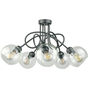 Latitude Run Aliki Flush Mount Black 32cm H X 65cm W X 65cm D Latitude Run Aliki Flush Mount Black 32cm H X 65cm W X 65cm D