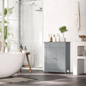 ClassicLiving Sekani Bathroom Storage Grey 75cm H X 60cm W X 30cm D ClassicLiving Sekani Bathroom Storage Grey 75cm H X 60cm W X 30cm D