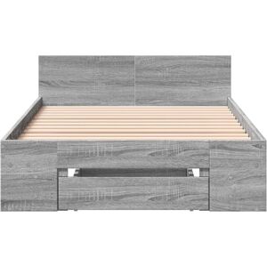 Alpen Home Bed Frame Grey Sonoma 90 x 200cm Alpen Home Bed Frame Grey Sonoma 90 x 200cm