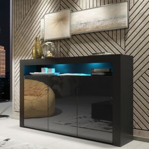 Metro Argyro 155cm Wide Black 233.68cm H X 393.7cm W X 101.6cm D Metro Argyro 155cm Wide Black 233.68cm H X 393.7cm W X 101.6cm D