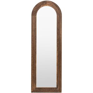 Alpen Home Gatland Solid + Manufactured Wood Half-circle Floor Mirror Brown 54cm H X 3cm W X 163cm D Alpen Home Gatland Solid + Manufactured Wood Half-circle Floor Mirror Brown 54cm H X 3cm W X 163cm D