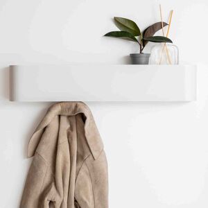 Ebern Designs Rikayla 5 - Hook Coat Rack White 10cm H X 52.7cm W X 7.2cm D Ebern Designs Rikayla 5 - Hook Coat Rack White 10cm H X 52.7cm W X 7.2cm D