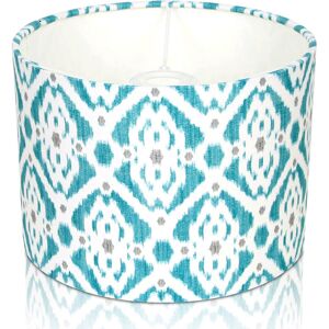 East Urban Home 10" Ikat Teal And Grey Dots Teal 25.4cm H x 40.6cm W x 40.6cm D East Urban Home 10" Ikat Teal And Grey Dots Teal 25.4cm H x 40.6cm W x 40.6cm D