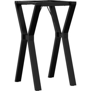 Latitude Run Armony Dining Table Legs Y-Frame Steel Black 73cm H x 40cm W x 40cm D Latitude Run Armony Dining Table Legs Y-Frame Steel Black 73cm H x 40cm W x 40cm D