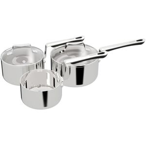 Grunwerg Commichef 3-Piece Cookware Set Silver 1 Grunwerg Commichef 3-Piece Cookware Set Silver 1