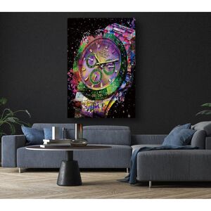 Marlow Home Co. Rolex Explosion - Wrapped Canvas Photograph Blue;Green;Red;Pink;Orange;Purple/Green/Black 106.6cm H x 66cm W Marlow Home Co. Rolex Explosion - Wrapped Canvas Photograph Blue;Green;Red;Pink;Orange;Purple/Green/Black 106.6cm H x 66cm W